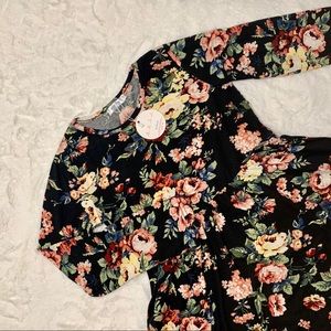 Arshiner dress maxi long sleeve floral Sz 150